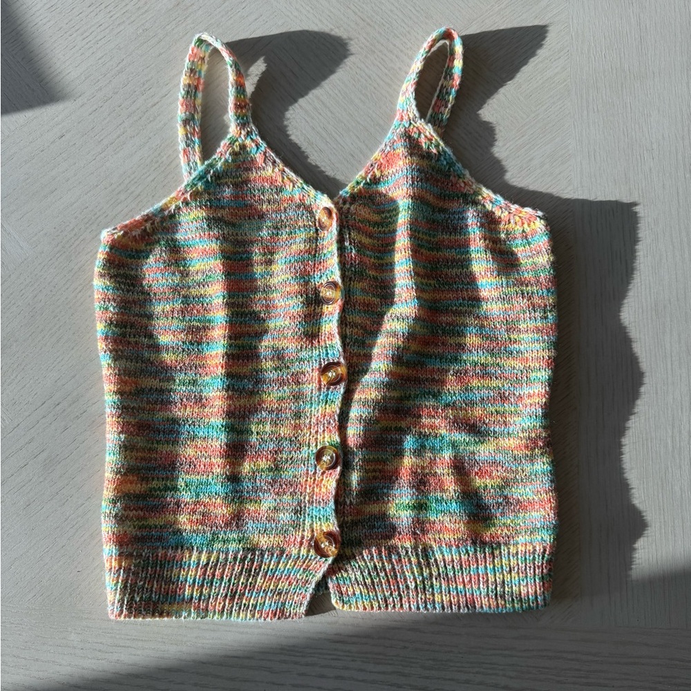 Tillys cropped sweater tank top